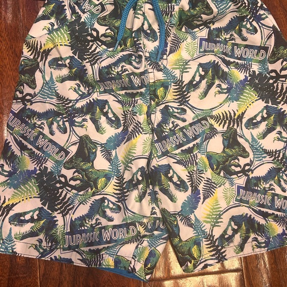 3 pairs-Jurassic World Boys Swim Shorts & wonder nation multi color & Hurley - Picture 4 of 6